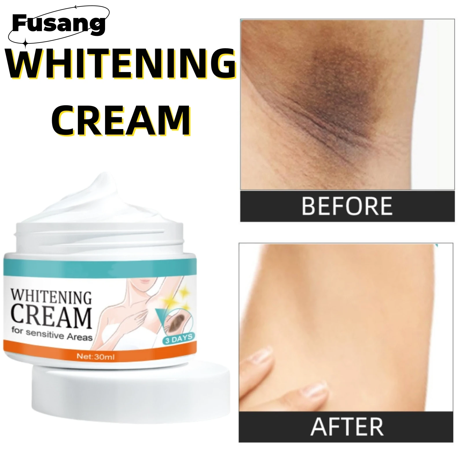 

Brightening Cream for Dark Skin Effective Lighten Thigh Inner Bleach Remove Melanin Private Parts Brighten Cream NEW