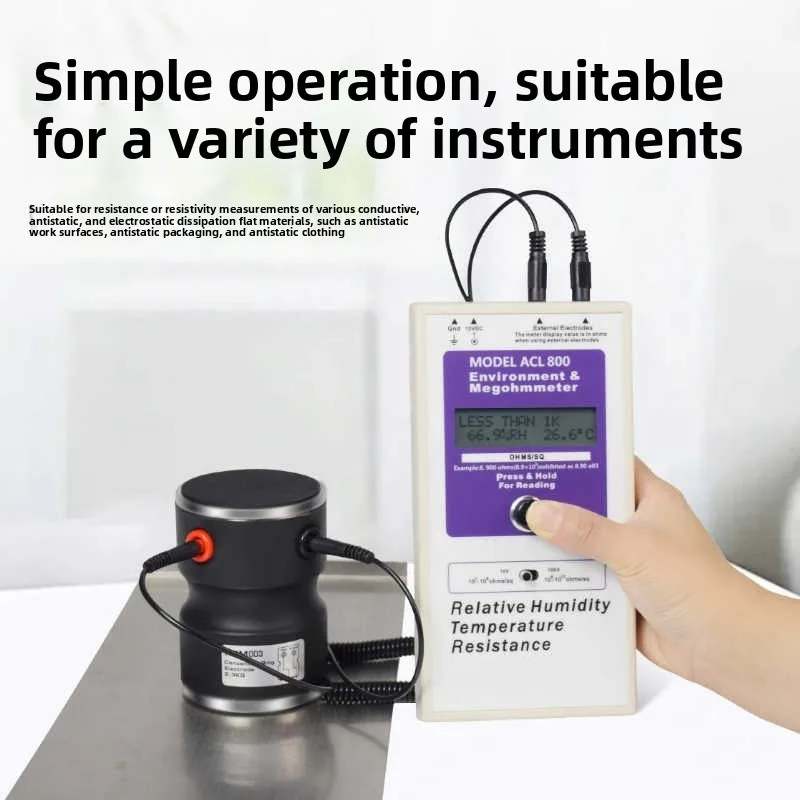 Concentric Ring Electrode Weighted Surface Resistance Tester Accessory REM003 Compatible with ACL800 ACL1000 ACL030B