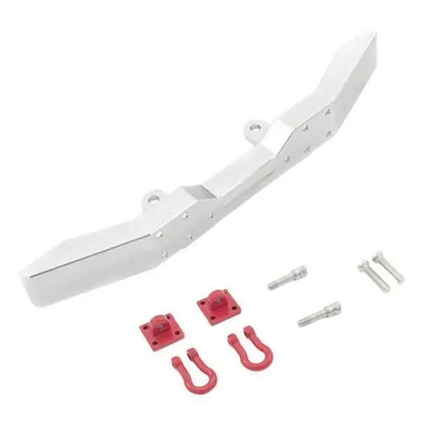 Metal RC Crawler Truck Front Bumper Upgrade Kit with Trailer Hook for 1 16 Scale WPL Car