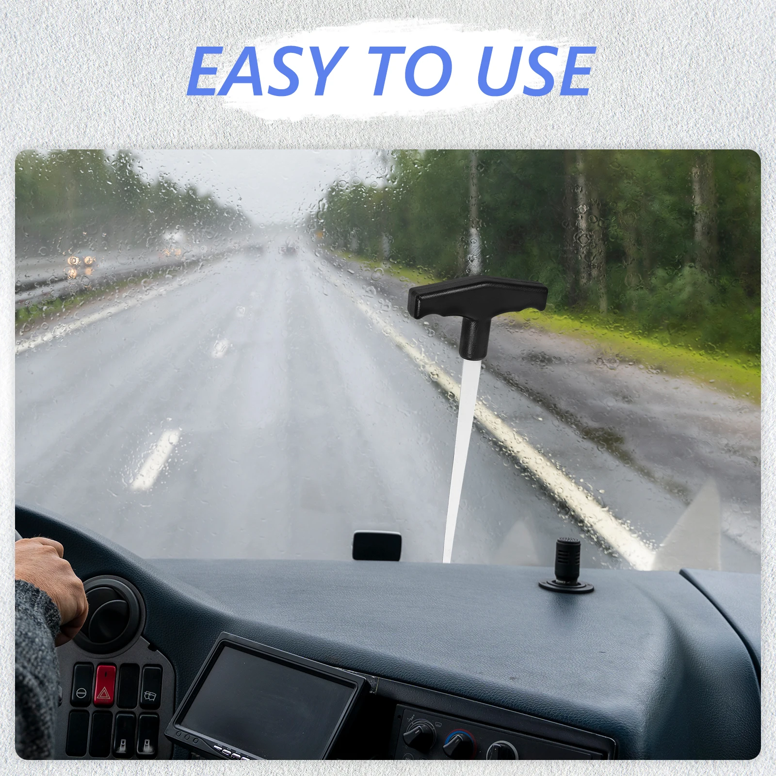 

Extended Steel Wire Threading Device Durable T-type Cable Lead Car Windscreen Repair Tool Eco-friendly