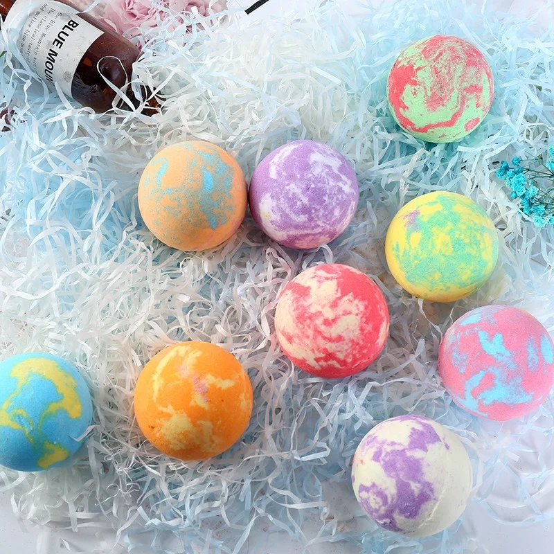 Bath Bombs Bathroom Easy Carry Skin Exfoliating Bubble Balls 1 Box Exfoliation Anti-fatigue Skin Care Products Fragrance