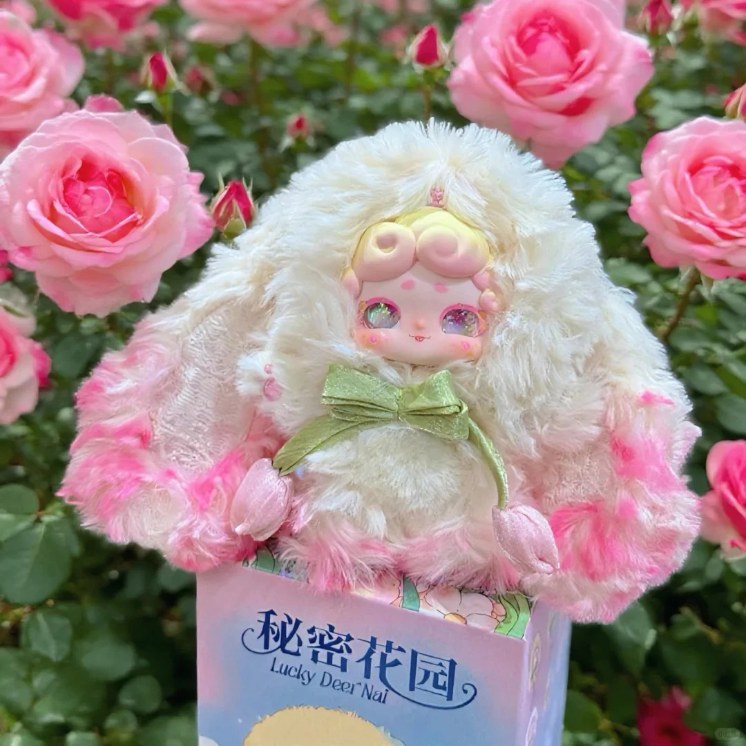 حقيقي جديد محظوظ Deernai V2 حديقة Goodnight سلسلة لطيف الفينيل صندوق أعمى الشكل جمع زخرفة ديكور عيد ميلاد فتاة هدية