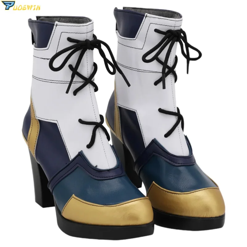 LOL True Damage Qiyana scarpe Cosplay stivali su misura di carnevale di Halloween