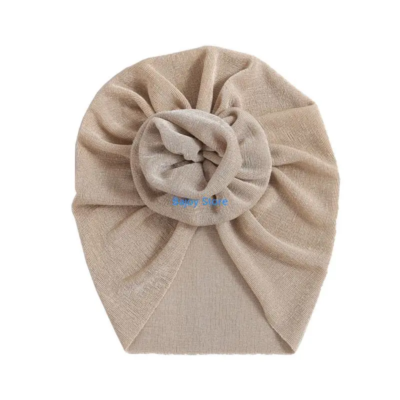 

63HE Toddler’s Hat Flower Headwrap Wrap Hat Windproof for Head Dress Lovely Girl Hair