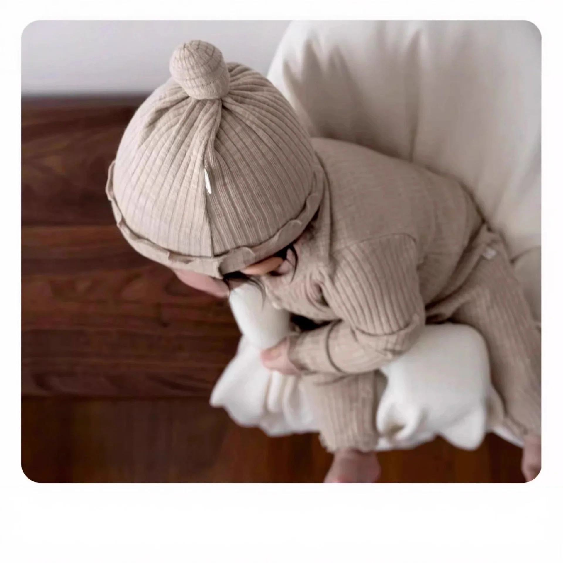 

Baby one-piece suit, elastic base, Skin-friendly fabric, modal spring and autumn home wear, newborn baby clothes