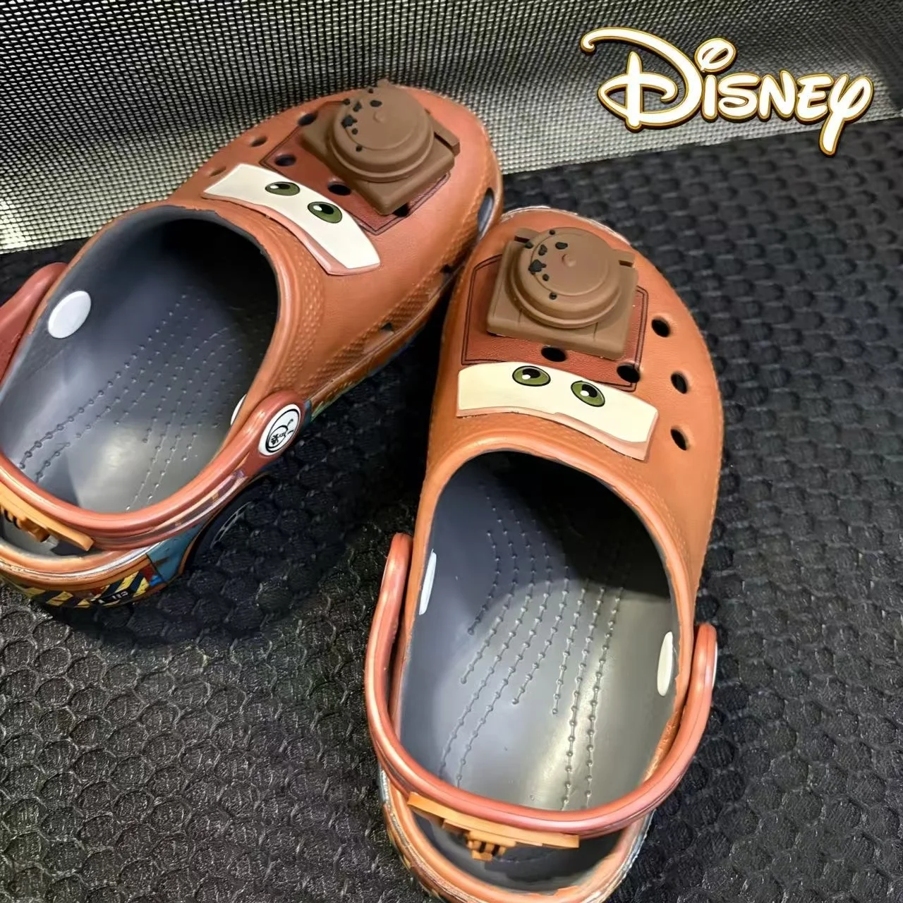 

Mcqueens Pixar Mater Cartoon Solid Waterproof Slippers Hole Sandals Outdoor Sand Children Sandals Casual Breathable Eva Shoes