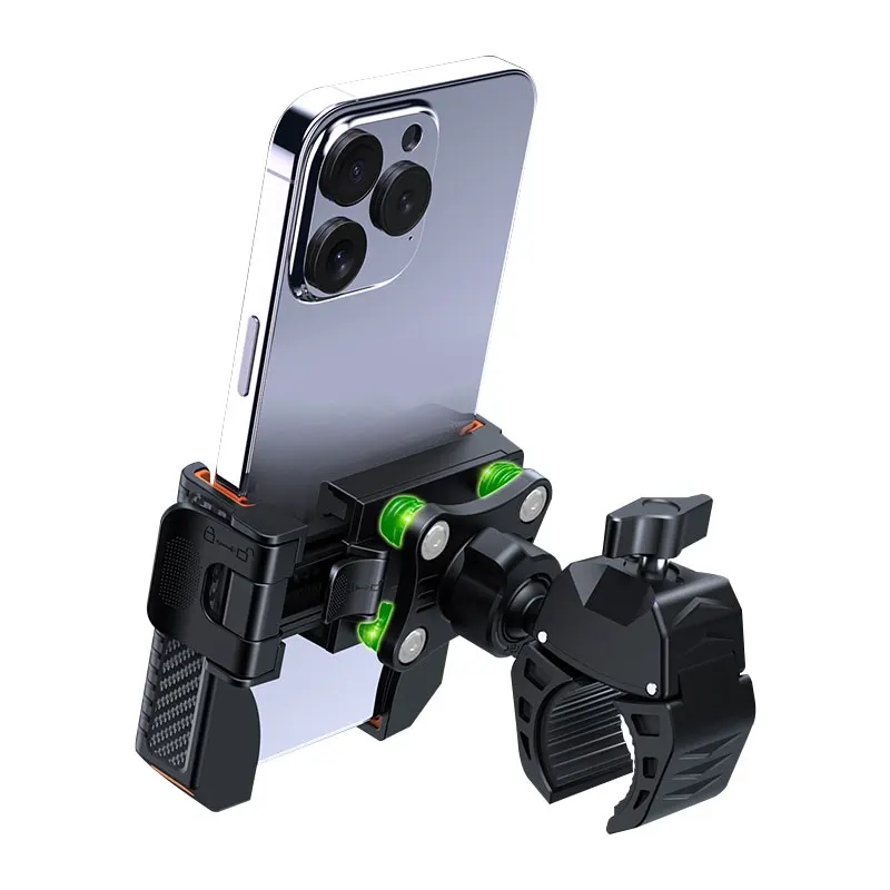 

New Motorcycle Phone Holder Universal Shock Absorption Bike Motorcycle Mobile Stand Motorbike Handlebar Bracket for 4.7-7" Phone