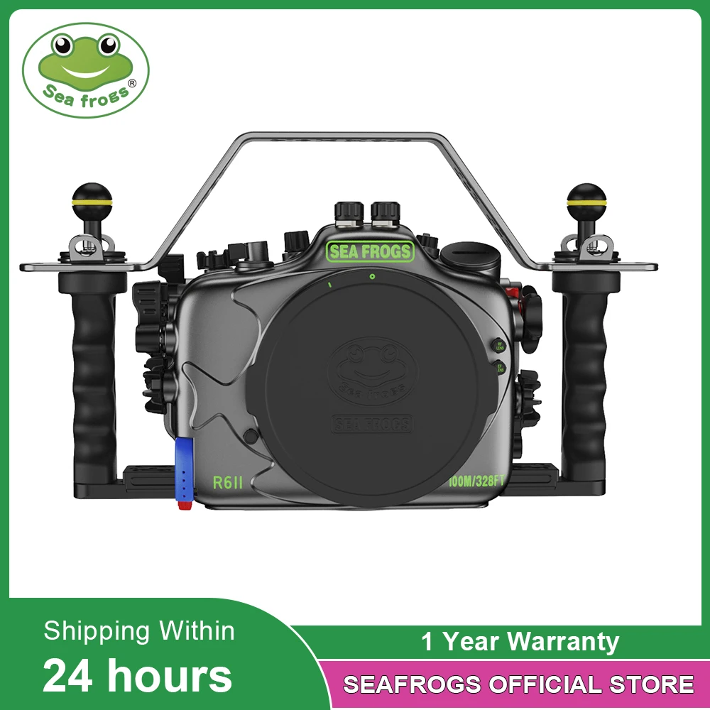 

Seafrogs SF14002 100M Professional Waterproof Aluminum Alloy Camera Case Body For Canon R6II