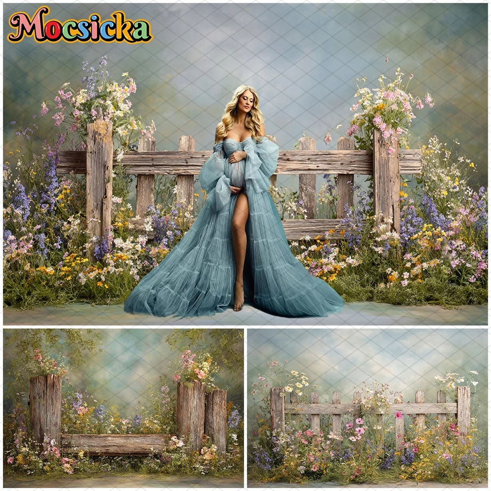 

Mocsicka Wedding Backdrops Photography Flowers Plants Decor Party Supplies Woman Maternity Dresses Photoshoot Backgrounds Banner