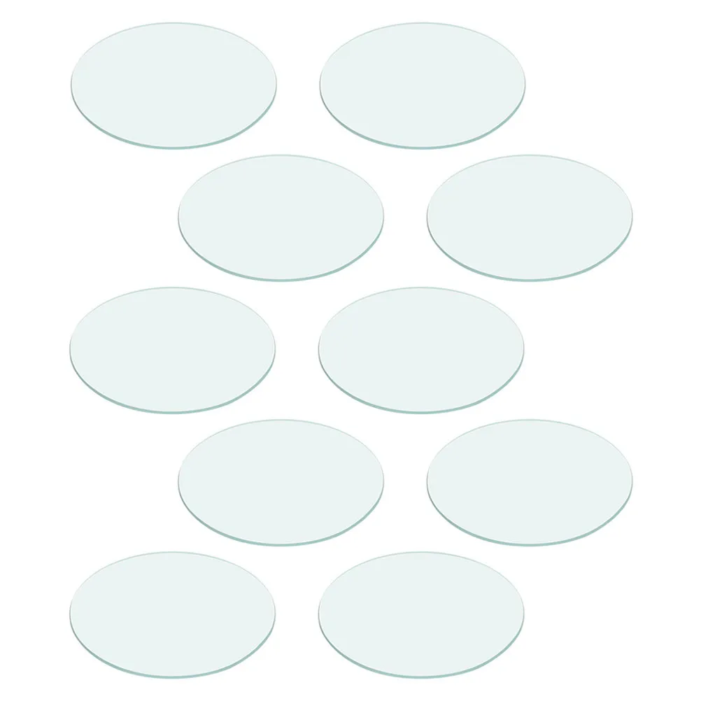 10 Pcs Chemistry Watch Glass Teaching Chemical Experiment Accessories Lab Glasses