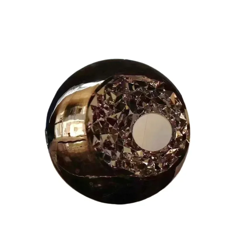 Large outdoor stainless steel ball sculpture ornament, hotel lobby sales office, landscape decorative artwork sculpture