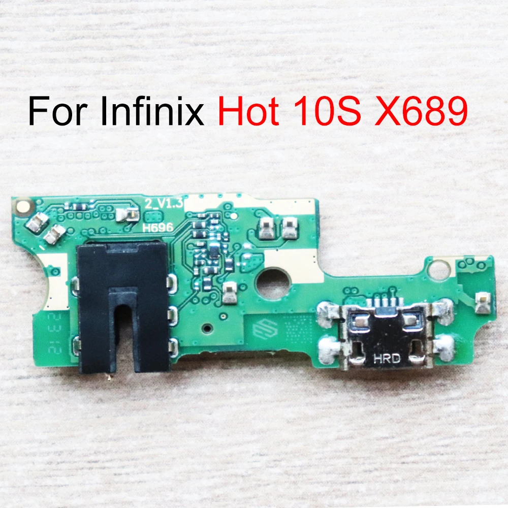 

USB Port Charging flex For Infinix Hot 10S 9 10 Lite Play 10i X680 X657 X682 X655 X689 X695 Board Dock Port Flex Cable IC