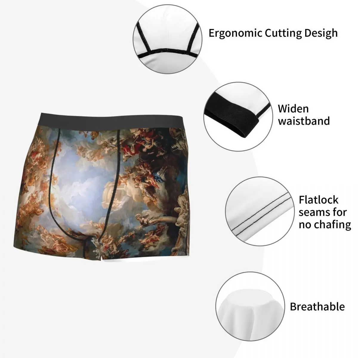 Boxer Mutande Pantaloncini Precoce Rinascimentale Una Mutandine Intimo morbido da uomo per Homme Uomo Regalo fidanzato