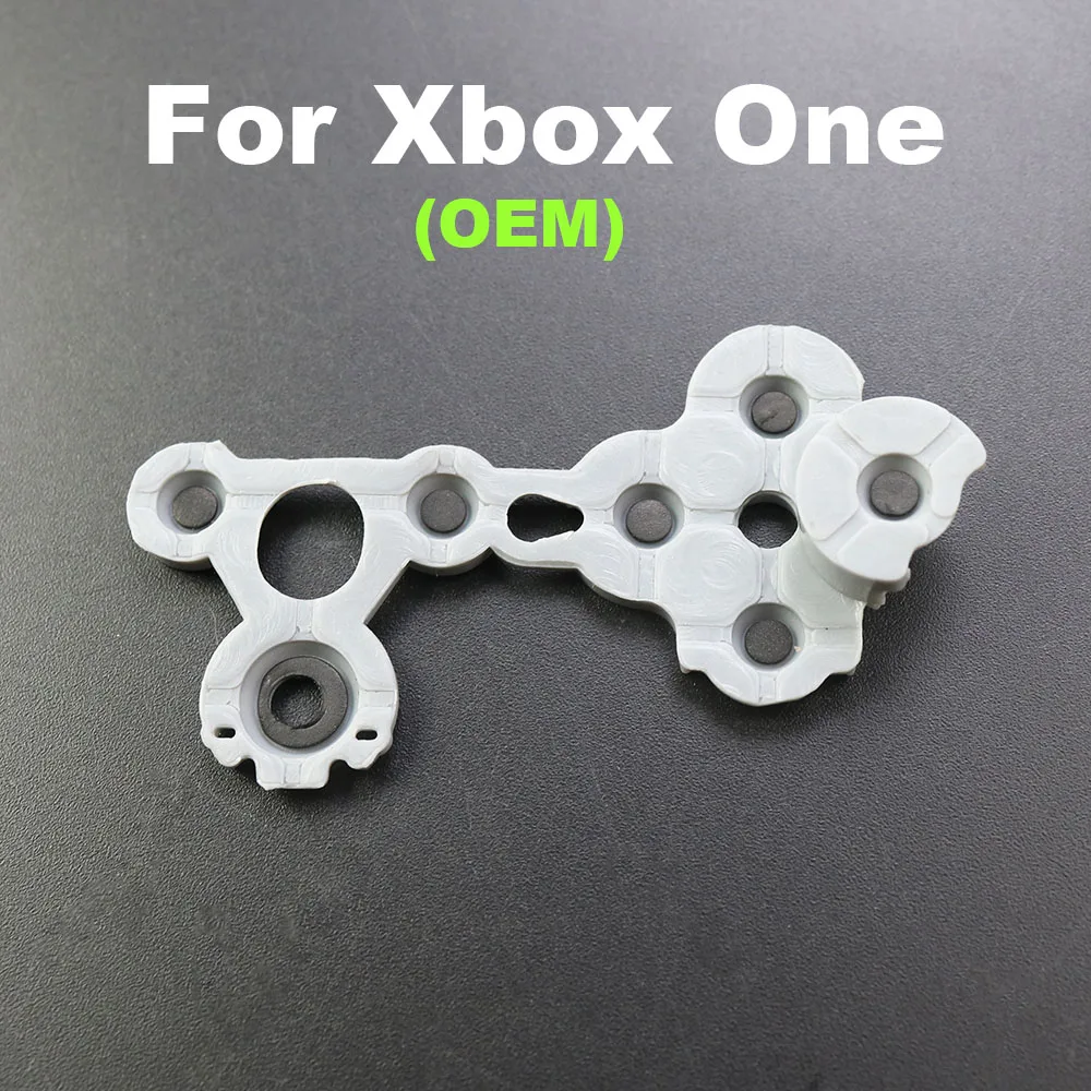 YUXI-Goma conductora de 1 piezas para Xbox Series X/S, controlador inalámbrico para Xbox One Slim / Elite V2, piezas de reparación de botones de