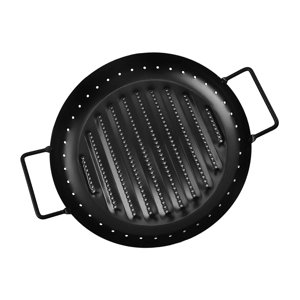 

Roasting Pan Nonstick Griddle Grill for Outdoor Bbq Tray Grilling Plate Black Cooking Pans