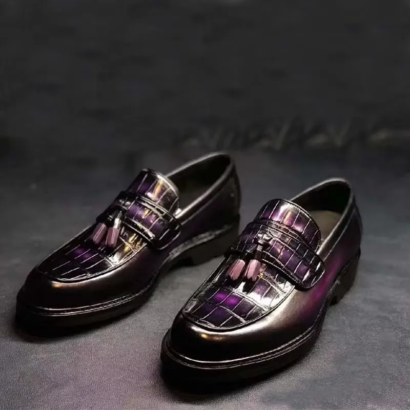 

eyuge new men leisure fashion office business shoes male crocodile shoes male loafers