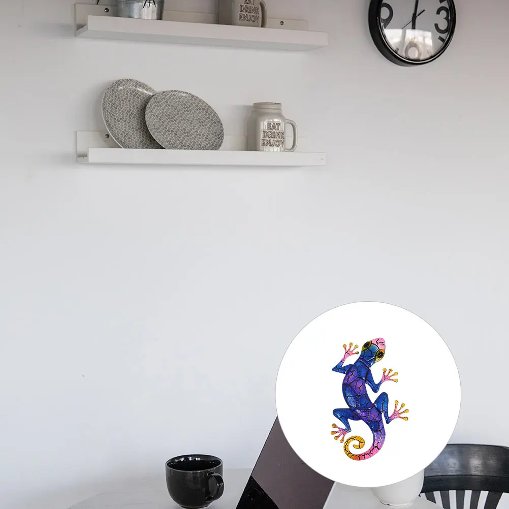 1 قطعة أبو بريص الحديد الزينة السلس اليد الشعور دائم جدار ديكور فني ديكور المنزل جدار ديكور فني