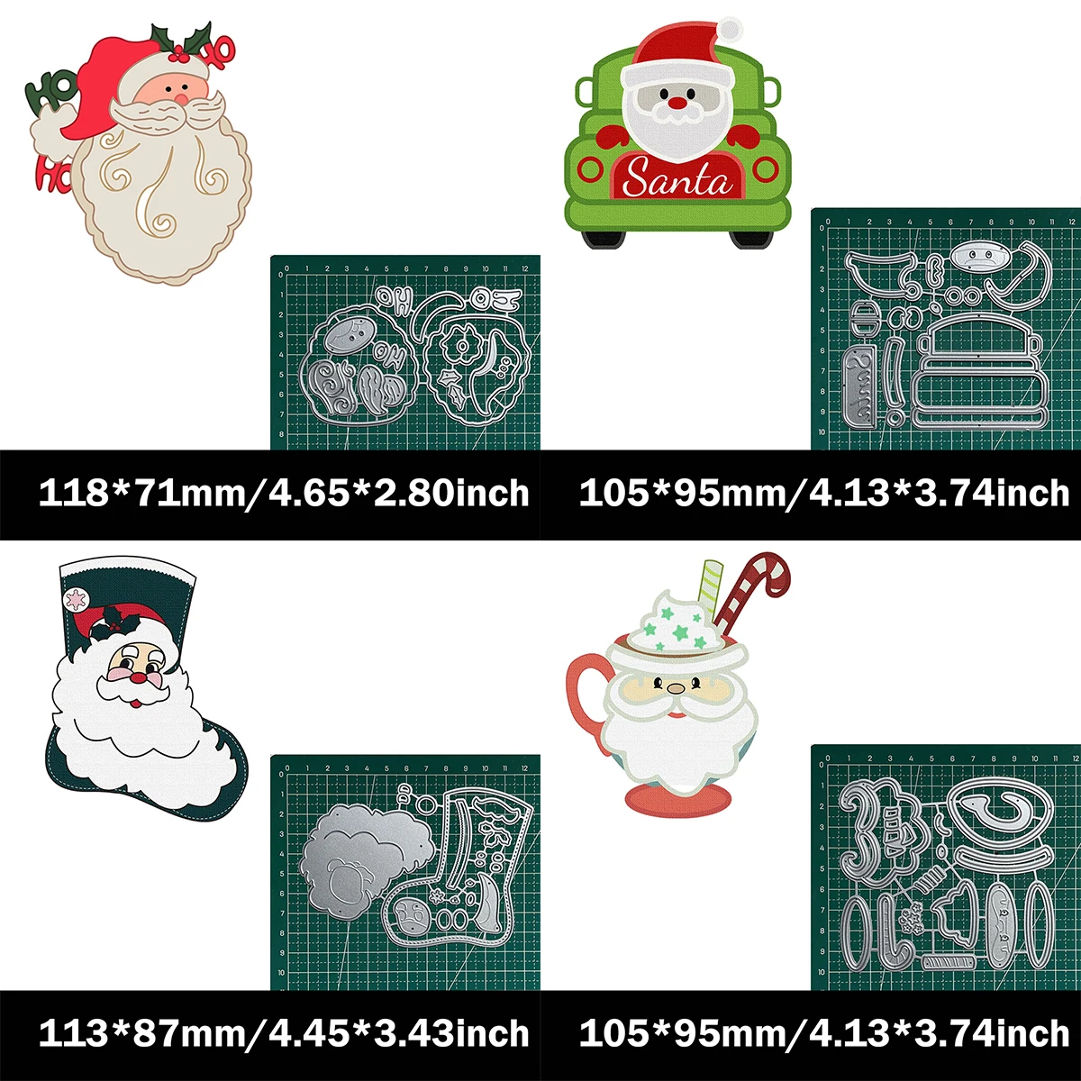 Santa Claus Christmas Stockings Metal Craft Dies Cutting For Diy Scrapbooking Paper Stencils New Embossing Dies 2023