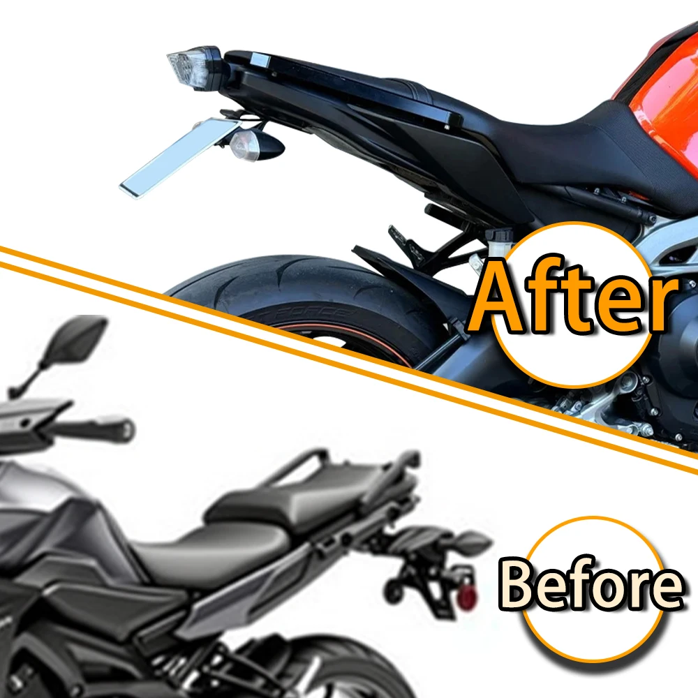 Misura per Yamaha MT-09 MT09 FZ09 FZ-09 2014 2015 2016 coda ordinata parafango eliminatore portatarga