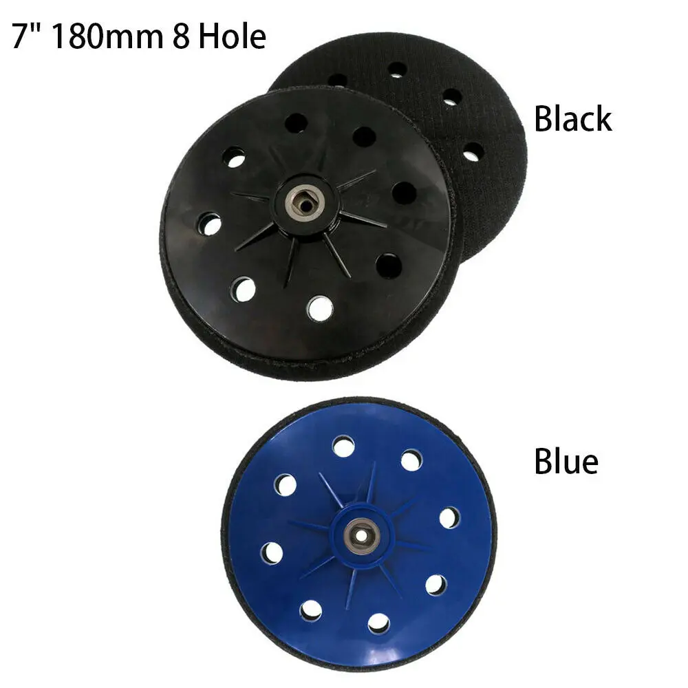 7 "นิ้ว180Mm 8 Hook & Loop Backing แผ่นดิสก์ M10 Abrasives สำหรับขัดกระดาษทรายและบด