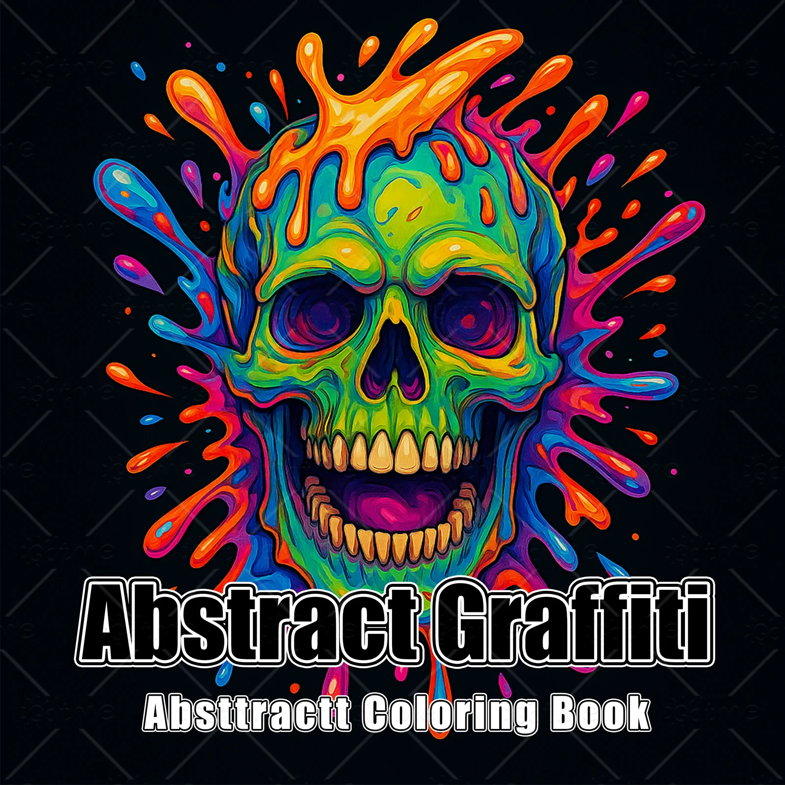 Libro para colorear Graffit abstracto, alivio del estrés, pintura educativa de bolsillo, regalo, juguete de dibujo Montessori para adultos y adolescentes