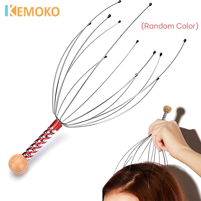 

Head Massager 1PCS Head Scratching Octopus Scalp Non Soul Extractor Relaxation Relief Body Massager Relieves Health Care Random