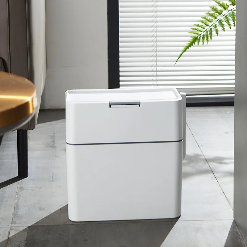 Seam with cover Home automatic packing Living room Kitchen Bedroom Bathroom Pull rope Comes with toilet brush Trash can