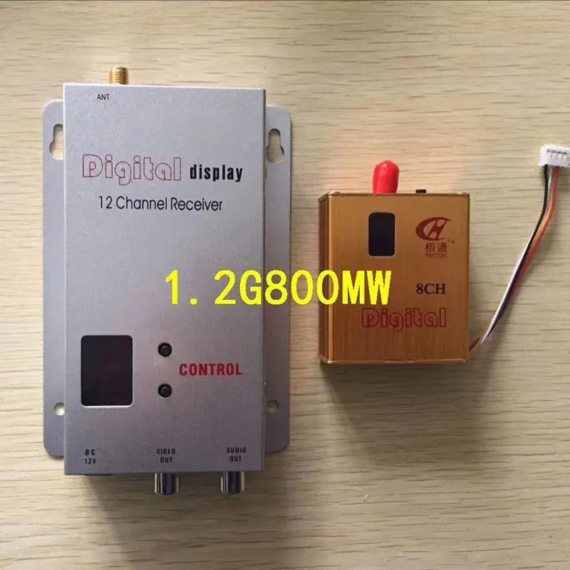 FPV 1.2g 800mw Digital wireless AV Video/Audio Diagram Transmitter and Receiver combo for Rc ZMR250 QAV280 QAV250 Drone