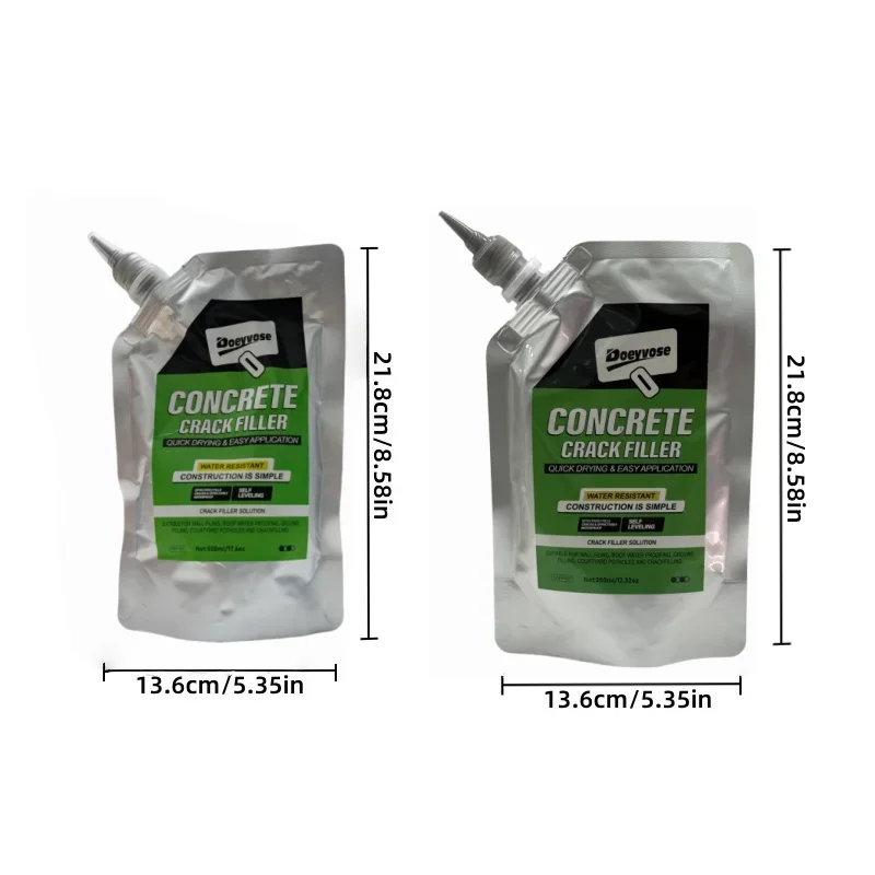 Waterproof Concrete Crack Filling Agent Self Leveling Driveway Masonry Gap Repair Adhesive