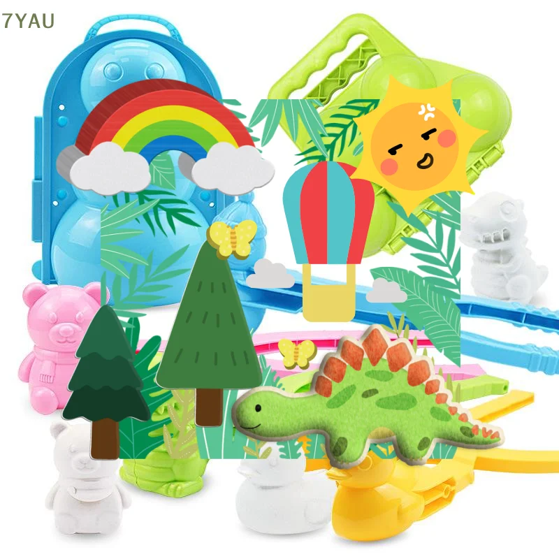 

1Pcs Winter Snow Mold Tongs Penguin Duck Shape Cartoon Snow Sand Clip Mold Snowball Maker Snow Toys Kid Snowball Fight