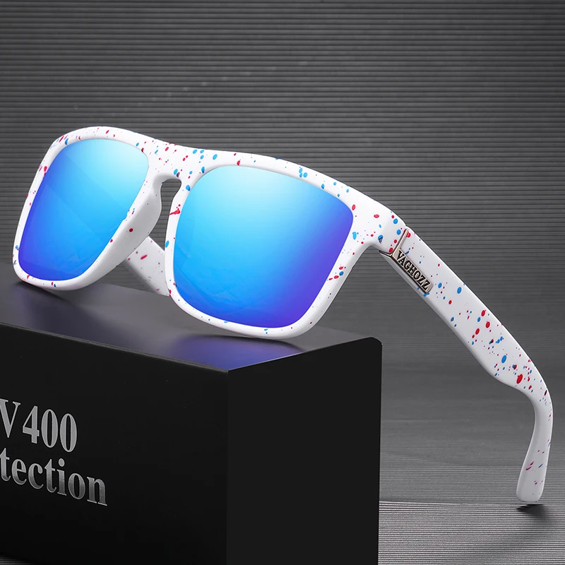 VAGHOZZ Brand Classic  Sunglasses Men UV400 Fishing Sun Glasses Women Square Outdoor Male Sport Eyewear Driving Shades