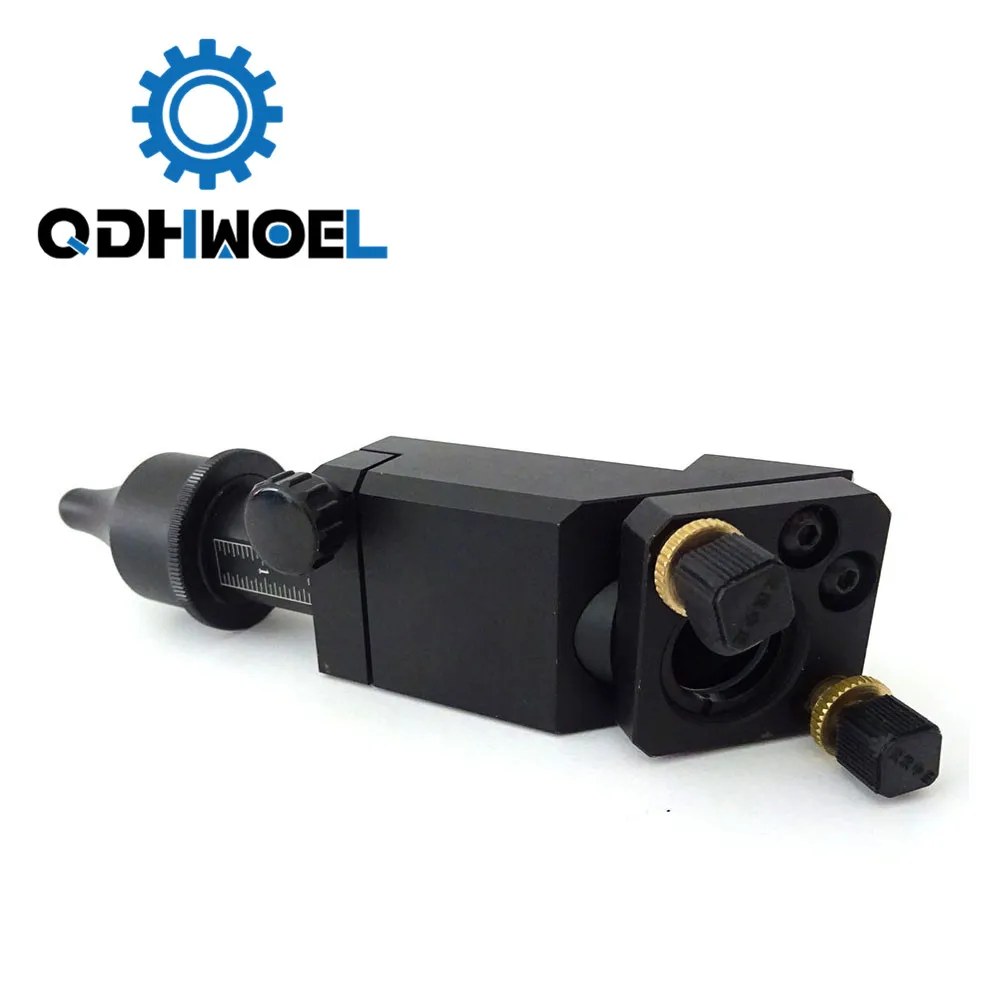 QDHWOEL High Quality CO2 Laser Head for Lens Dia.20 FL.50.8mm Mirror 25mm Laser Engraving and Cutting Machine