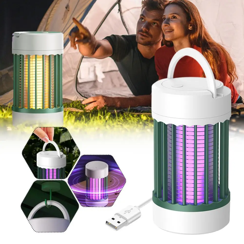 Roman Column USB Household Mosquito Killer Lamp - A Mosquito Repellent Device Suitable for Both Indoor and Outdoor Use for Mothe