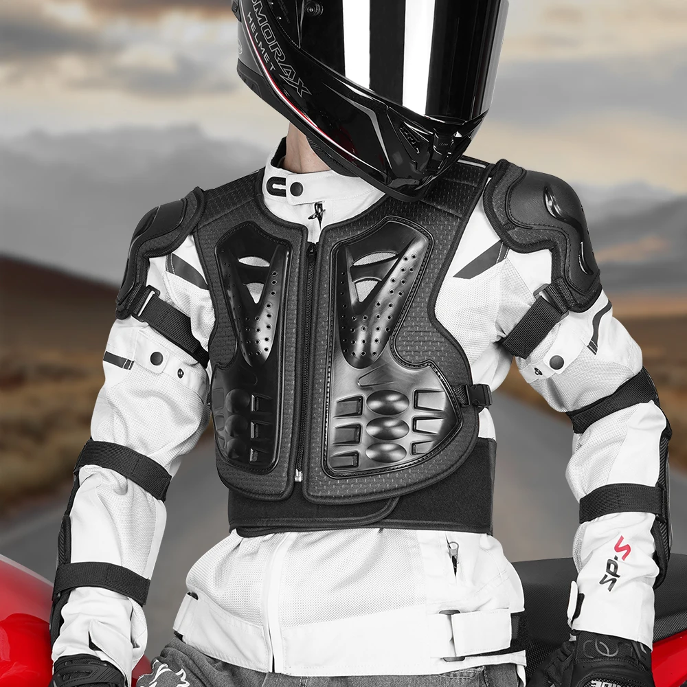 Motorcycle Body Armor Anti-Fall Wear-resistant Motocross Riding Armor Vest Protective Gear Motorbike Chest Back Protector view 6