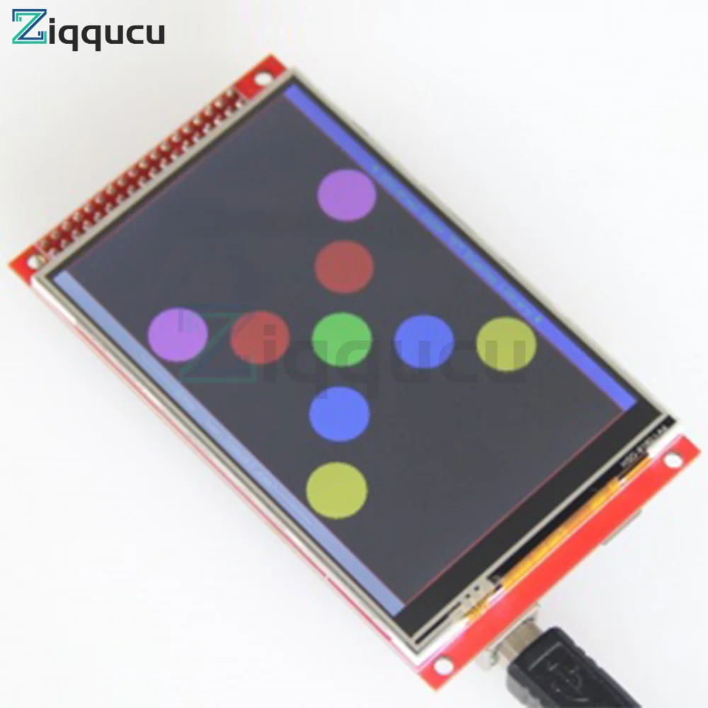 4.0 inch TFT color touch  LCD Display Screen Module 800*480 XP12046 Touch IC 5V NT35510 Support for Arduino Mega2560 In-line