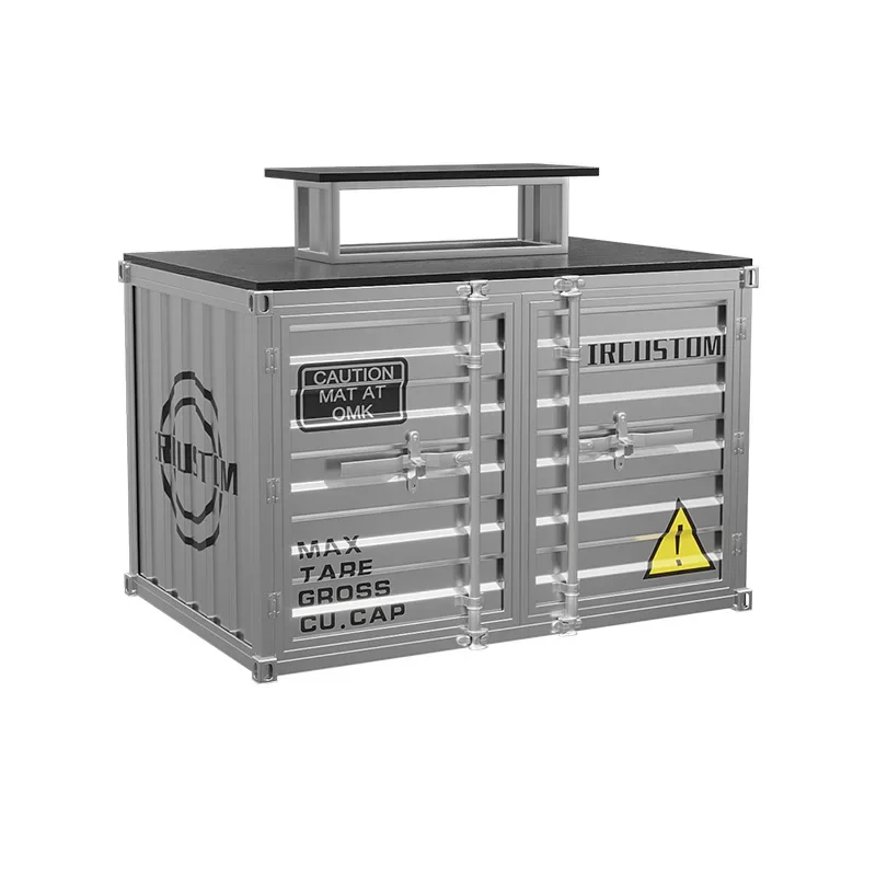 

Industrial Style Creative Nakajima Cabinet Clothing Store Trend Store Double Sided Shelf Multi-layer Model Sample Display