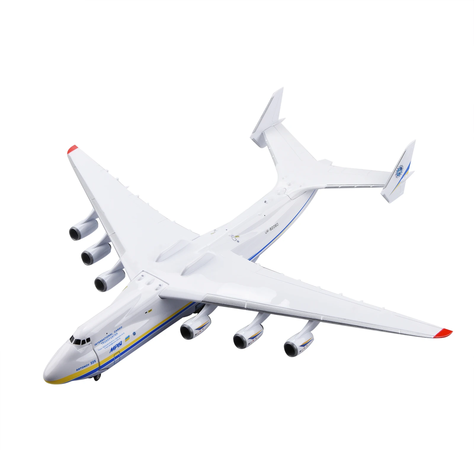 

42 см масштабная модель 1/200 для Antonov AN-225 AN225 Mriya транспортного самолета, полимерная пластиковая копия коллекции дисплея
