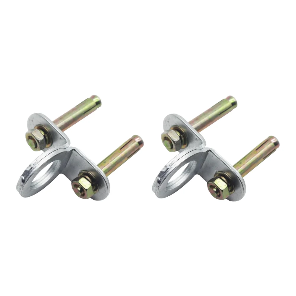 2pcs Steel Ceiling Fan Hooks Wall Mounted for Chandelier Light Fixture Iron Hook 88x32mm with 4 Expansion Screws