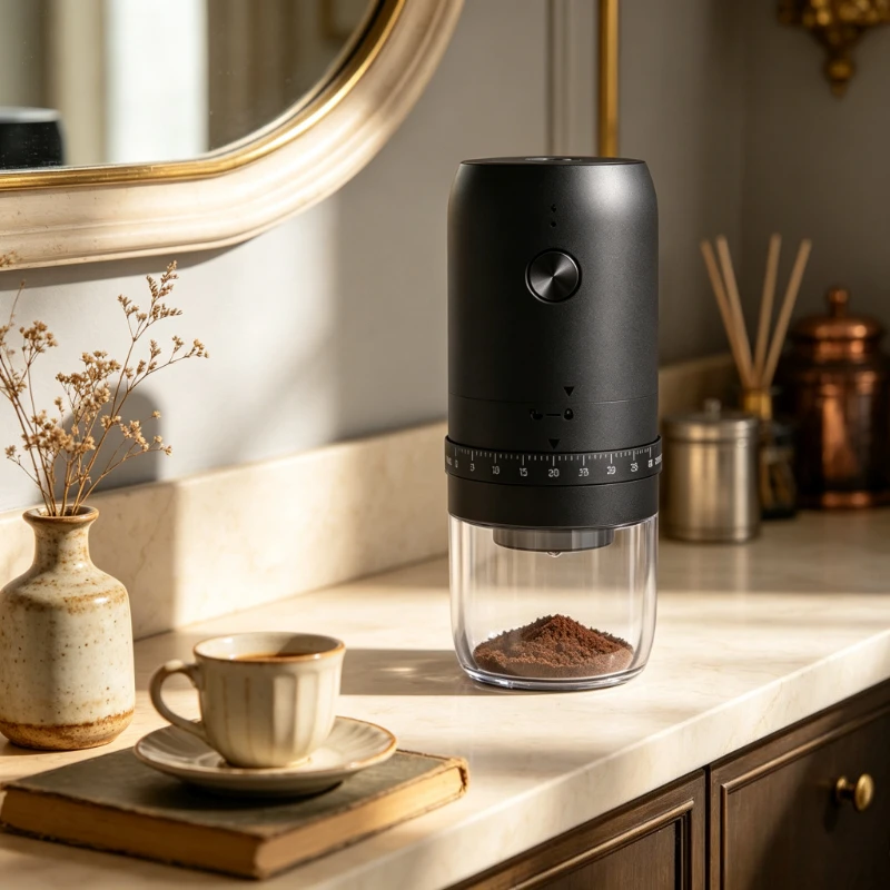 Coffee Bean - Kleine elektrische Kaffeemühle, tragbare automatische und