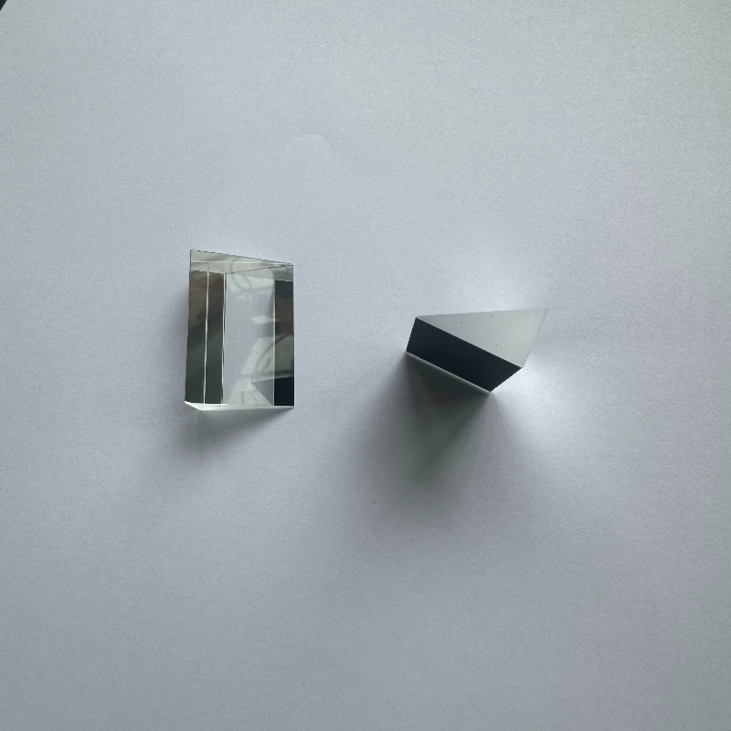 1PCS 30°60°90° Lens Right Triangle Prism for Experiments Physical Optics Popular Science Lenses