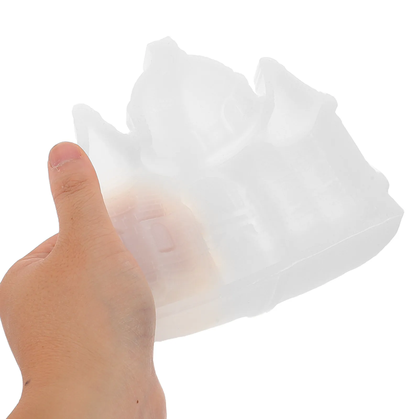 

2Pcs Silicone Mold Castle Shaped DIY Wax Craft Mold Aromatherapy Making Supplies Easy Demould Resin Casting Tool