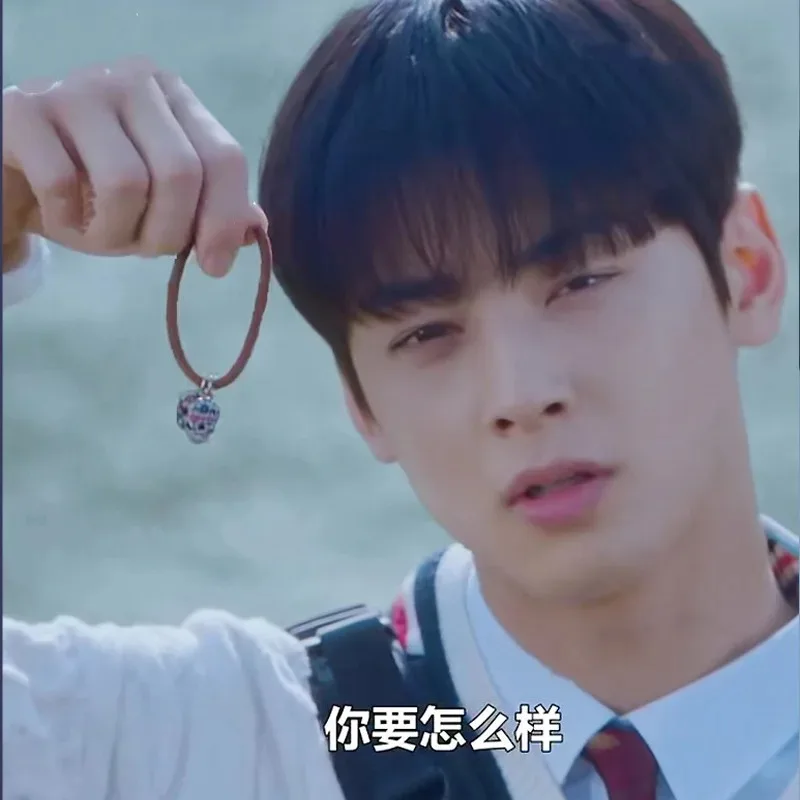 True beauty MUN KA YOUNG Hair rope skull shape Korea TV drama Eardrop For Women pendientes brincos image 5