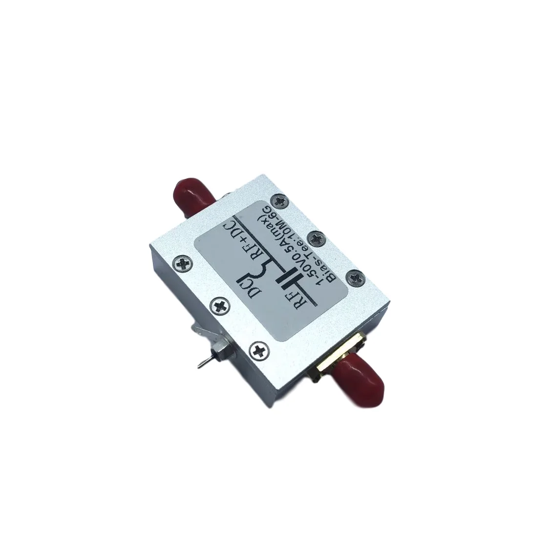 Aislador RF de baja pérdida de inserción, alimentación Coaxial, Bias Tee, 10MHz-6GHz