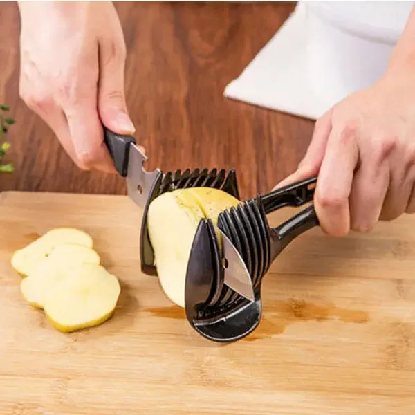 

Multifunctional Handheld Tomato Round Slicer Fruit Vegetable Slicer Kitchen Tool
