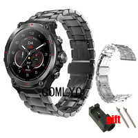 For Zeblaze Vibe 7 Pro Ares 3 Stratos 2 3 lite Strap Stainless steel metal Men smartwatch Band