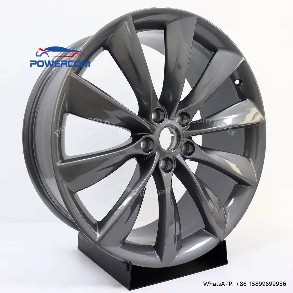 

21Inch Turbine 21x8.5 Rim 10 Spoke Car Wheel Rims Wheel Hub for Model S 6005868-00-E