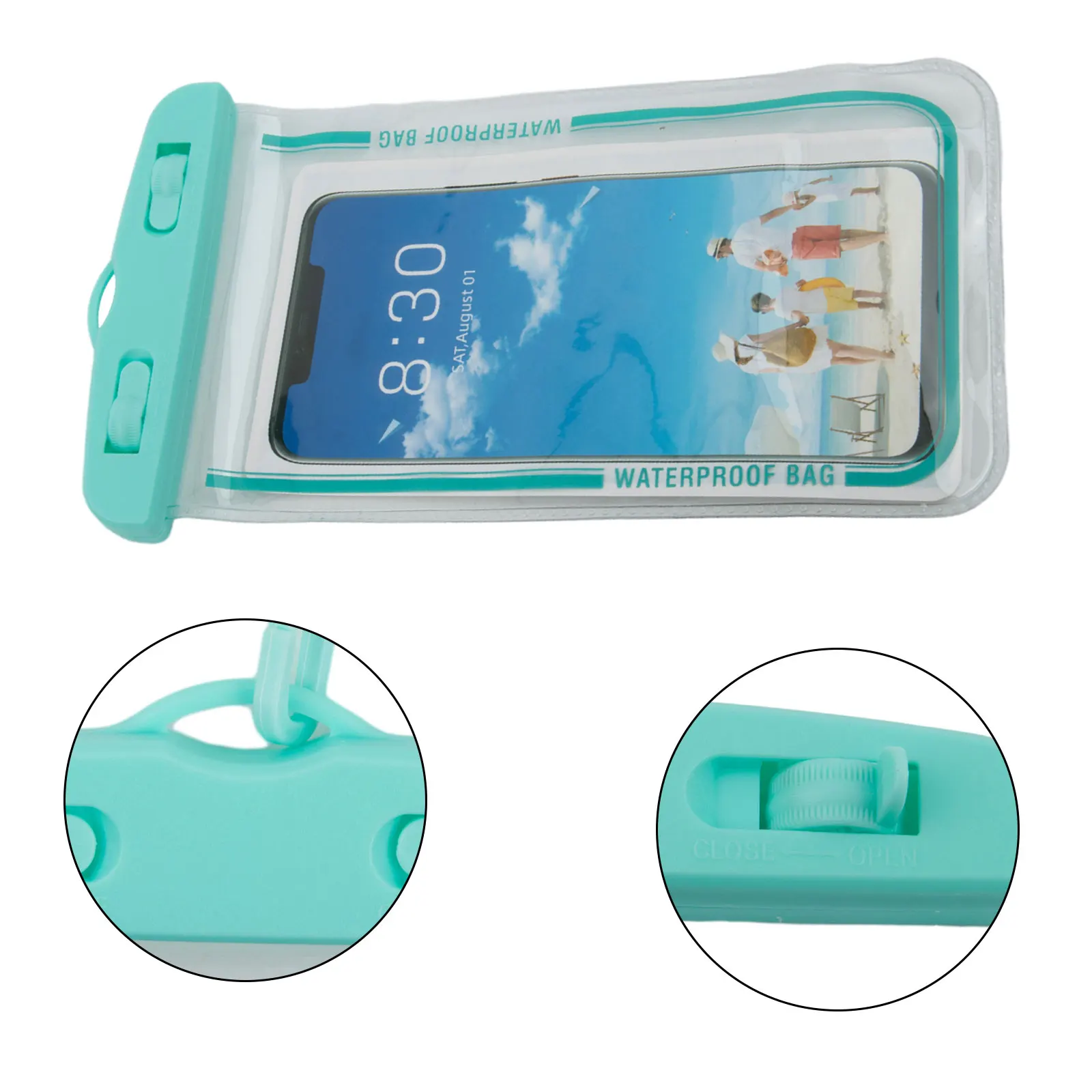 علامة تجارية جديدة وقابلة للاستبدال ​ حقيبة مقاومة للماء معدات السباحة 19*11 سنتيمتر 50 جرام 6 ألوان مريحة للحمل PVC + ABS