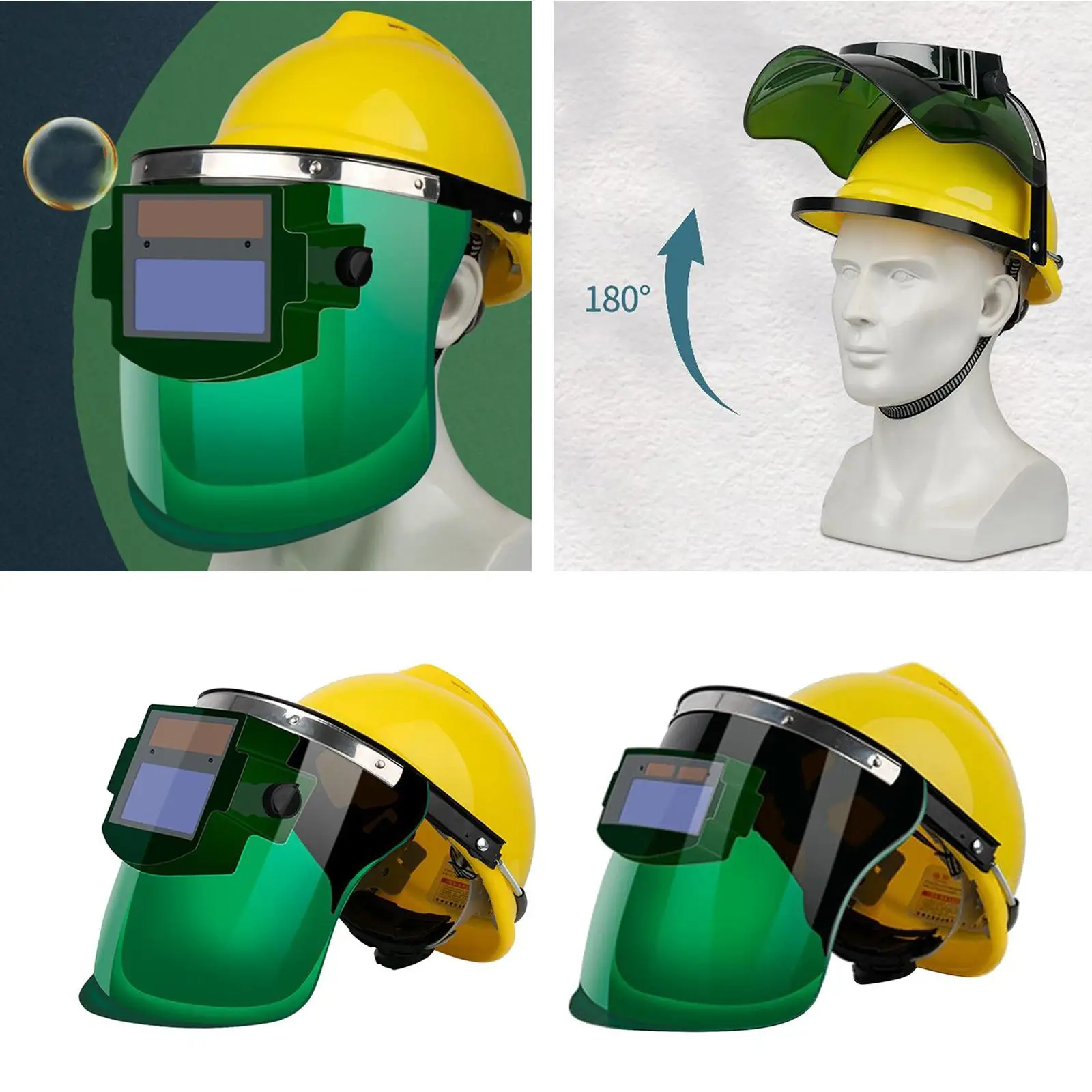 Solar Powered Auto Darkening Welding Helmet Mig Welder Mask