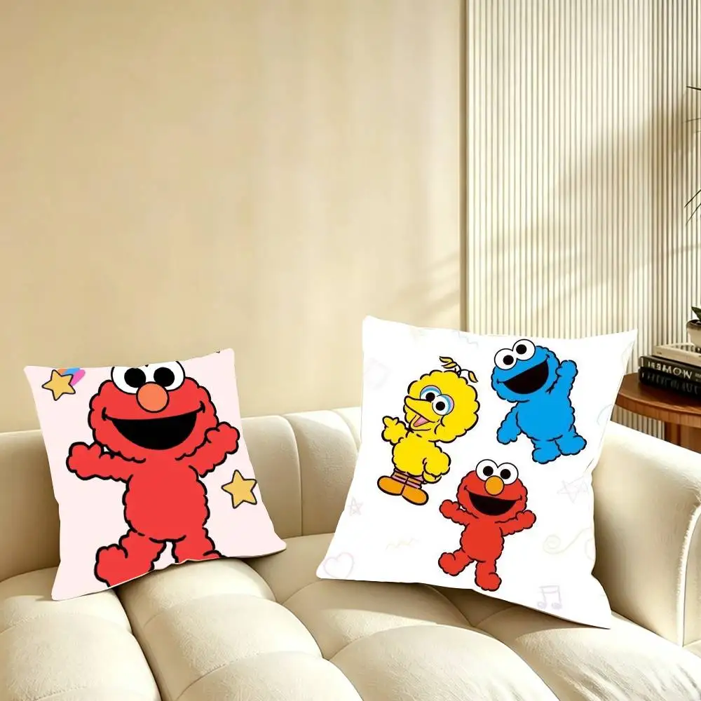 

cartoon S-Sesame Street Pillow Case for Sofa Living Room Home office Decor Protective Cover