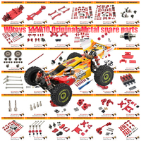 WLtoys 144010 144002 144001 124017 124019 , RC Car Metal Upgrade Parts, Modified 13-piece Set, with Screws, Bearings, Etc.